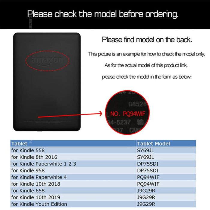 Magnetyczna inteligentna osłona, do Kindle Paperwhite 2021 etui 11 generacji 10. generacji, Kindle Oasis 2 3, Kindle Paperwhite 5 4 3 2 1 wąska osłona, z automatycznym uśpieniem, odporne na upadki etui foliowe, szary, Kindle Pape