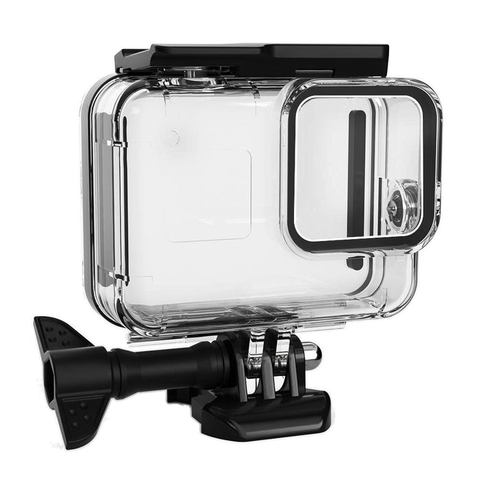 FitStill Wodoodporna obudowa do GoPro Hero 8 Black, ochronna obudowa do nurkowania 60 m obudowa z uchwytem akcesoria do kamery Go Pro Hero8 Action
