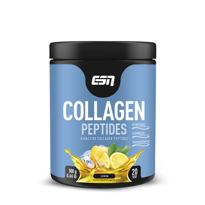 ESN Peptydy Kolagenowe - Do prawidłowego funkcjonowania chrząstek, kości i skóry - 300g (cytryna)