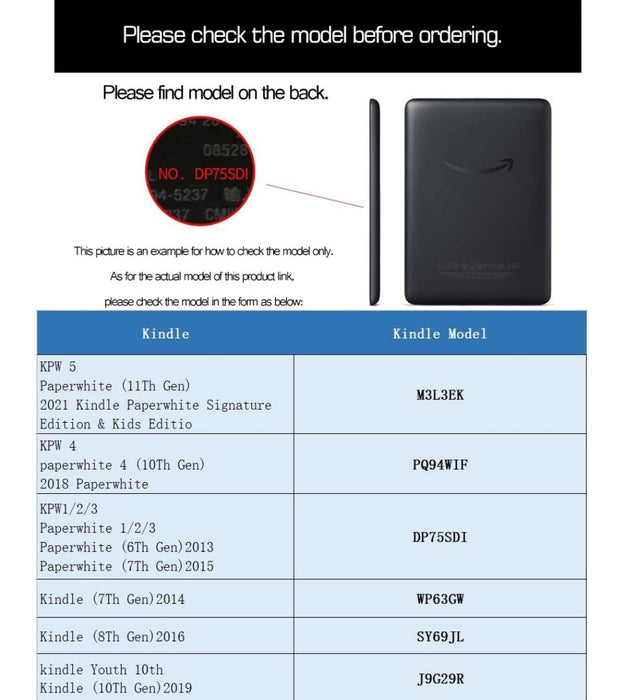 XYFCJK Etui z paskiem na rękę do Kindle Paperwhite 5-6,8 cala (11. generacji) 2021 kolorowe etui z nadrukiem, edycja Kindle Signature Kids Editio etui, akcesoria do czytników e-booków, fale, Paperwhite 5