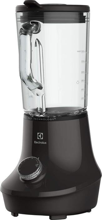 Electrolux Blender kielichowy Explore 6 - Mocny silnik 700 W, Technologia pochylenia Tilt, 5 Prędkości + funkcja Pulse, 6 Ostrzy ze stali nierdzewnej, 2 l Szklany dzbanek E6TB1-4GB, Czarny