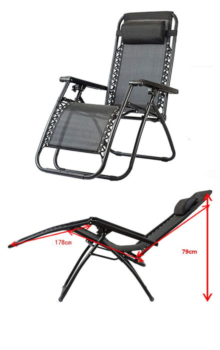 Zero Gravity rozkładane, leżaki składane łóżko, Zero Gravity Outdoor rozkładany leżak słoneczny, regulowane rozkładane krzesła tarasowe Składany rozkładany fotel-szary little surprise