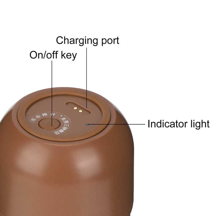 Młynek do kawy, 330ml 2 w 1 Automatyczny Elektryczny USB Akumulator Młynek do kawy Kubek do wyciskania soku Ostrza ze stali nierdzewnej Wyjmowana komora, Młynek do przypraw Małe AGD do kuchni Dom