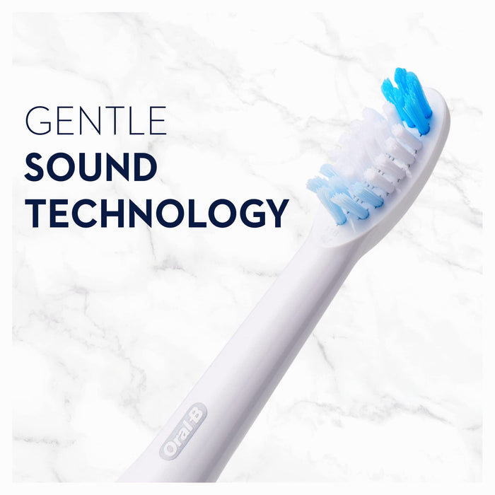 Oral-B Pulsonic Końcówki do Szczoteczek, 4 Sztuki, Oryginalne Wkłady do Sonicznej Szczoteczki, Białe