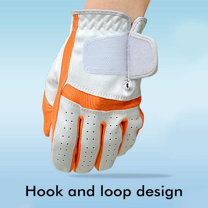 Rękawiczki Golfowe, Profesjonalne Rękawice z Tkaniny z Włókna dla Małych Dzieci Oddychające Akcesoria do Golfa