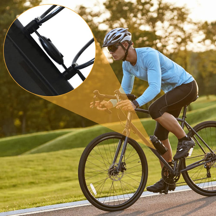 Geoyien airtag uchwyt na rower, airtag do roweru, ukryte pozycjonowanie, tracker zapobiegający zgubieniu, do montażu poduszki i uchwytu na butelki (wersja Apple, Airtag, czarny)