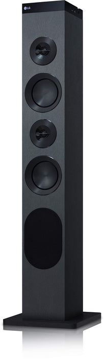 LG RL3 głośnik stojący o mocy 130 W (odtwarzanie dźwięku Hi-Res, radio FM, Bluetooth, USB, LG TV Sound Sync), czarny