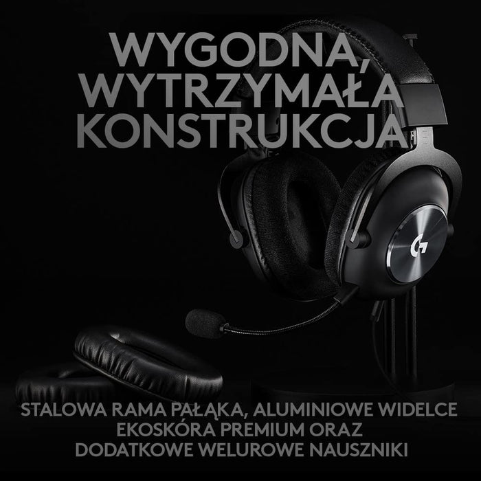 Logitech G 981-000818 Gamingowy Zestaw Słuchawkowy, Czarny