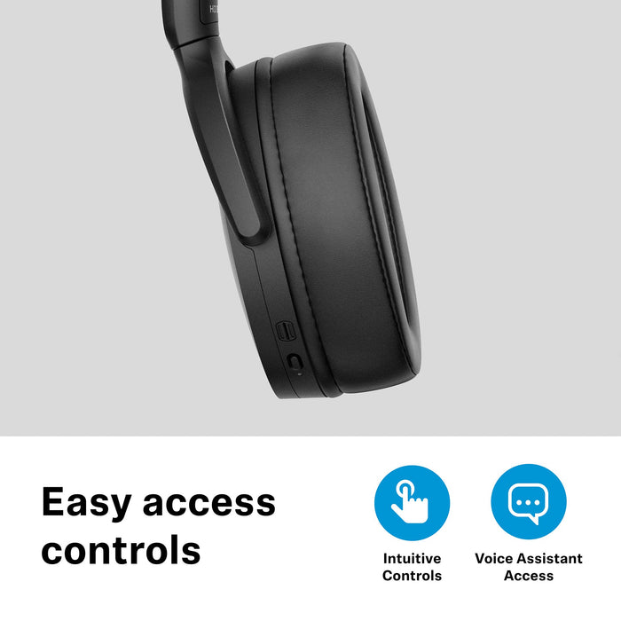 Sennheiser 508384 Bezprzewodowe Słuchawki Nauszne, Czarny
