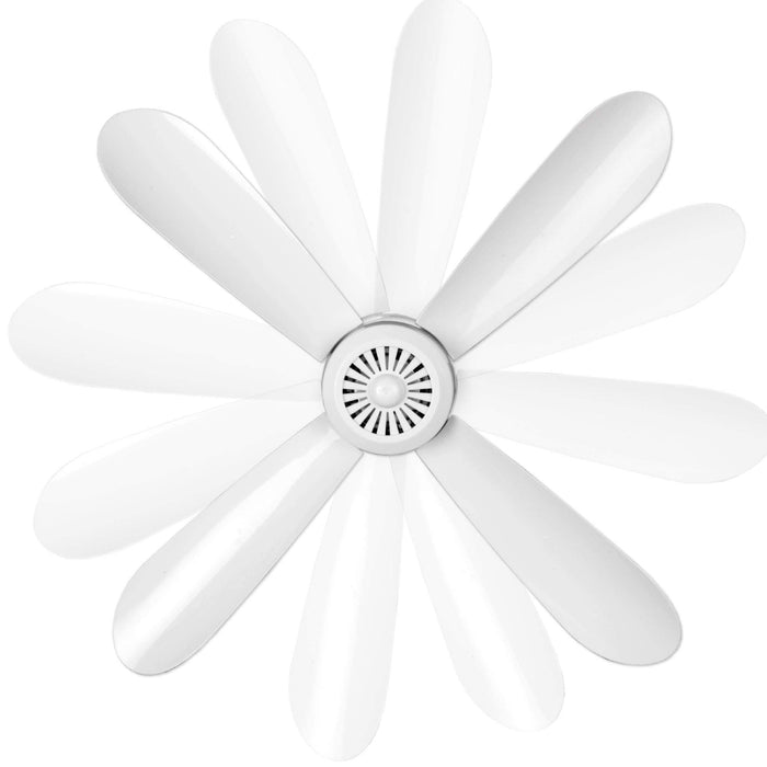 Przenośny wentylator sufitowy z wtyczką i przełącznikiem, 220 V-240 V/5 W, Ø 40 cm, mobilny wentylator z zawieszką, energooszczędny, biały