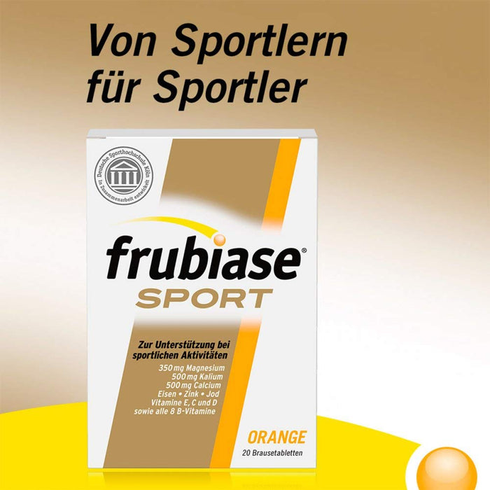 frubiase Sport Orange tabletki prysznicowe, 20 szt. tabletek