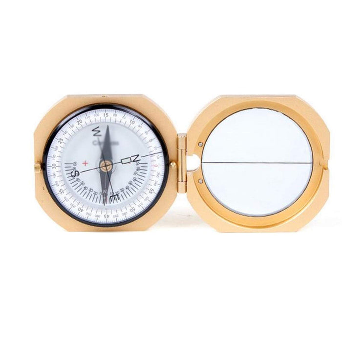 Outdoor Compass Metal Flip Compass do wędrówki geologii biwakowania eksplorowanie zajęć na świeżym powietrzu Mieralne nachylenie trwałe