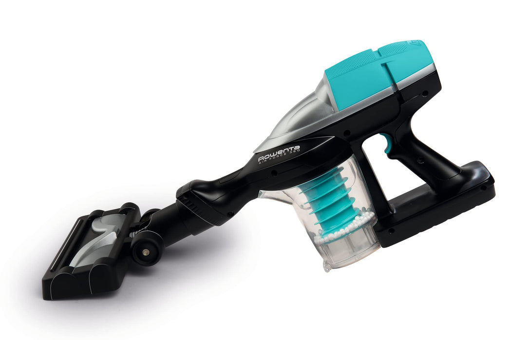 Smoby - Rowenta Air Force - odkurzacz z trzonkiem dla dzieci, wierny oryginałowi, odkurzacz 360°, odkurzacz do zabawy z lampą LED i dźwiękiem, dla dzieci od 3 lat