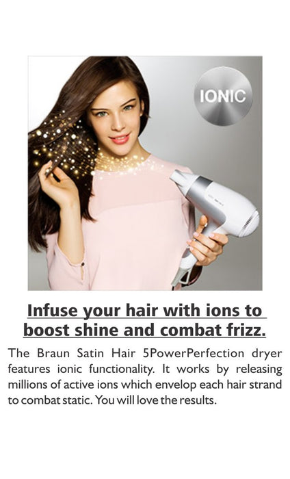 Braun Satin Hair 5 Suszarka Do Włosów, Biało/Srebrny