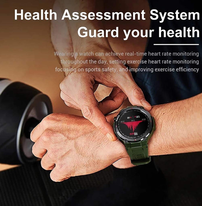 K22 Męskie Smart Watch Ladies Bluetooth Smart Watch Ciśnienie krwi Tętno Monitor Sports Watch Męskie Fitness Tracker GPS Krokomierz Zegarek na Androida IOS