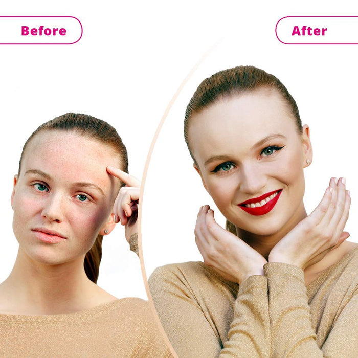 Dermacol kryjący podkład do makijażu twarzy i szyi – wodoodporny podkład z LSF 30 zapewnia nieskazitelną cerę, 30 g (223)