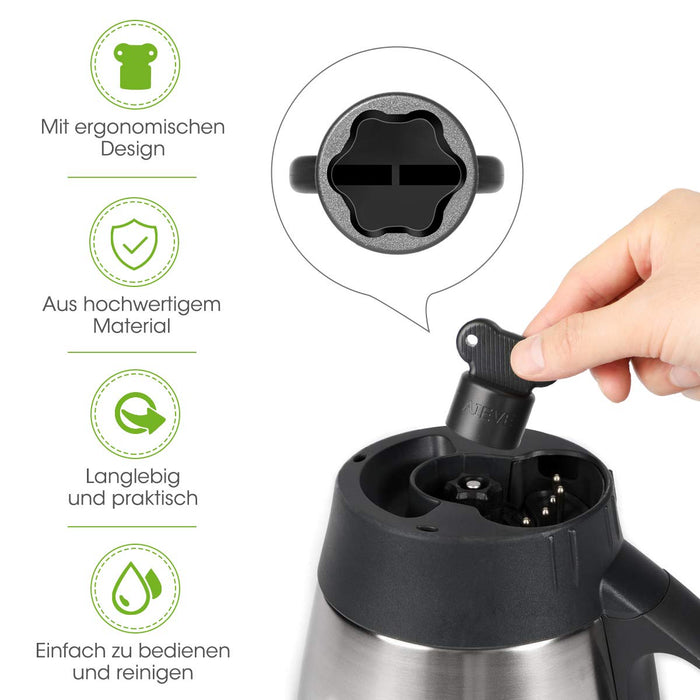 AIEVE Otwieracz do ciasta w kształcie kwiatka do obracania noży, część zamienna, kompatybilna z Thermomix TM5 TM6 akcesoria do łatwego wyjmowania ciasta z garnka do miksowania