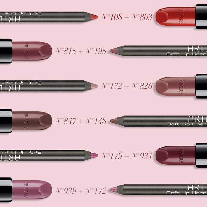 ARTDECO Soft Lipliner Waterproof – wodoodporna, długo utrzymująca się konturówka do ust, brązowa – 1 x 1,2 g