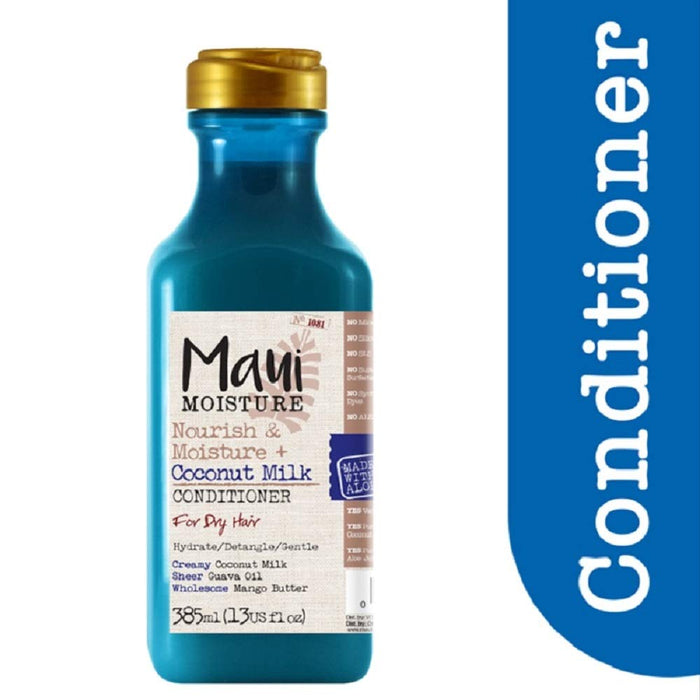 Maui Moisture Odżywka do suchych włosów, mleko kokosowe i aloes, 385 ml