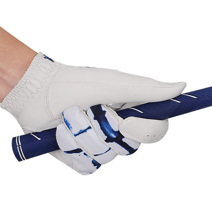 Akcesoria golfowe, oddychające rękawice z owczej skóry Profesjonalne rękawice do gry w golfa Lekka skóra owcza + elastyczna tkanina Rękawice golfowe do treningu golfowego