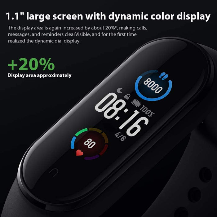 Xiaomi Mi Band 5 Activity Smart Bransoletka, monitory aktywności, czarny