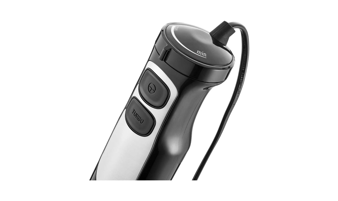 Zwilling 36420-011-0 Blender Ręczny, w Zestawie 600 Miarek, 550 W, Stal Nierdzewna 18/8, Stal Szlachetna / Czarny