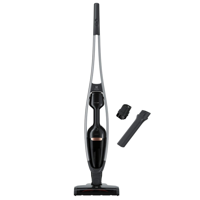 Electrolux Pure Q9 Odkurzacz bezprzewodowy 2w1,Do 50 min pracy, 21,6V, 3 prędkości, Funkcja automatycznego czyszczenia szczotki, W zestawie szczelinówka i szczotka do kurzu,PQ91-40GG,Szary