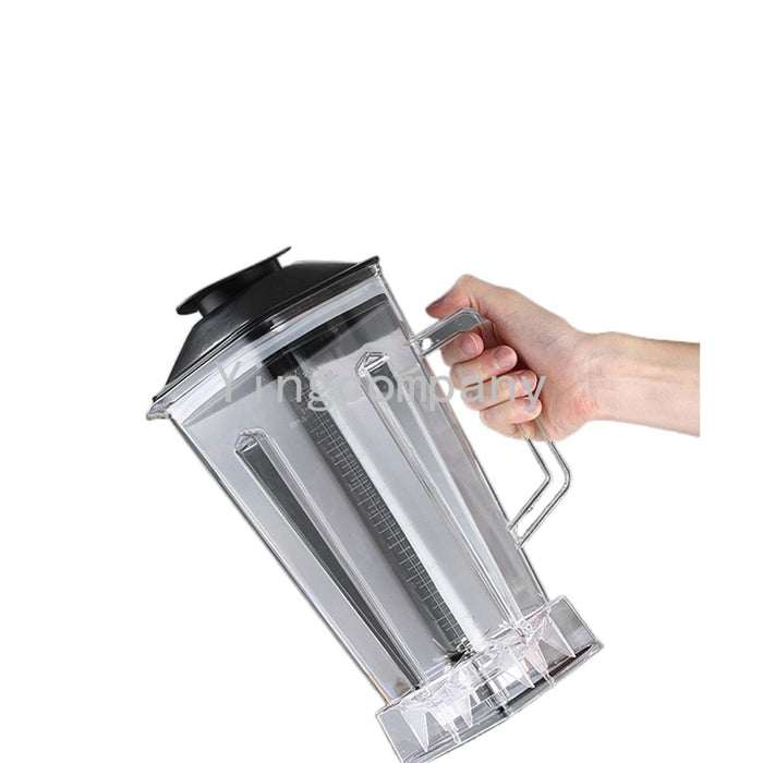 3HP mikser handlowy sokowirówki robot kuchenny do owoców Ice Smoothies części extracteurs de jus blendery bez BPA ostrze + słoik do blendera 2L