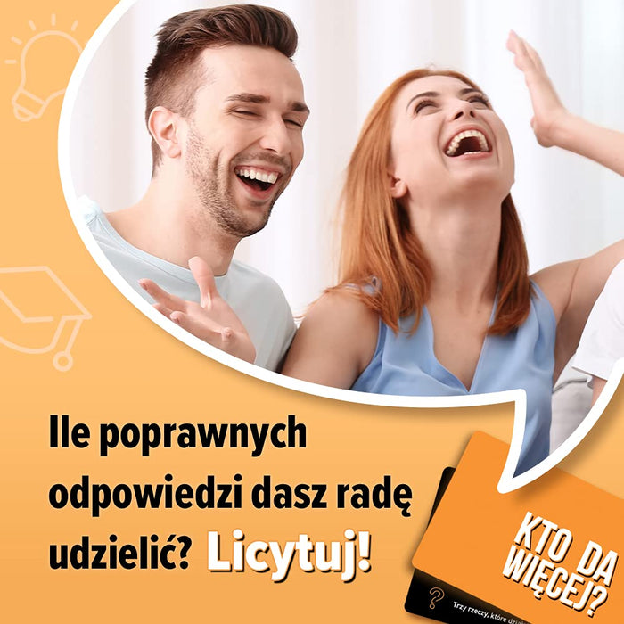 Trefl Kto Da Więcej? Rodzinna Gra Planszowa dla Dzieci od 10 lat