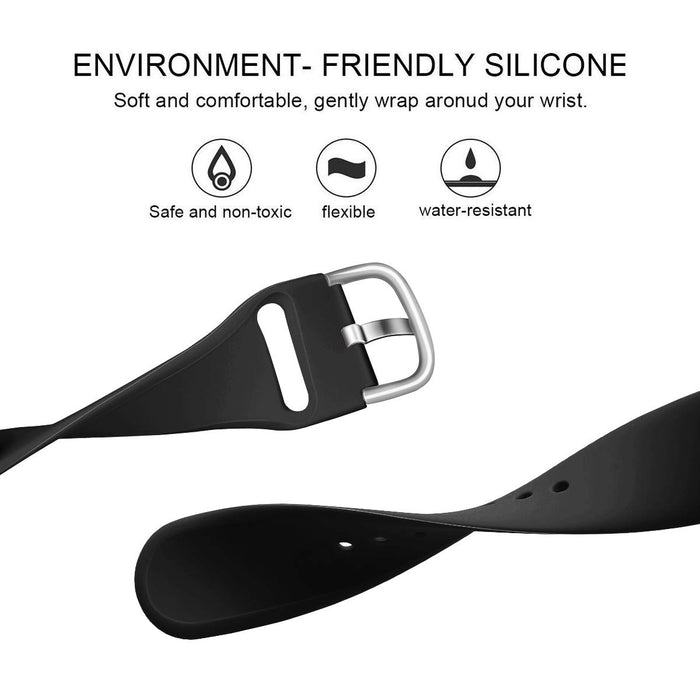 Seltureone 2 sztuki silikonowych pasków zastępczych kompatybilny z Fitbit Versa 2 / Versa Lite/Versa, uniseks, kolor pełny, szary, granatowy, czerwone wino, piaskowo-różowy
