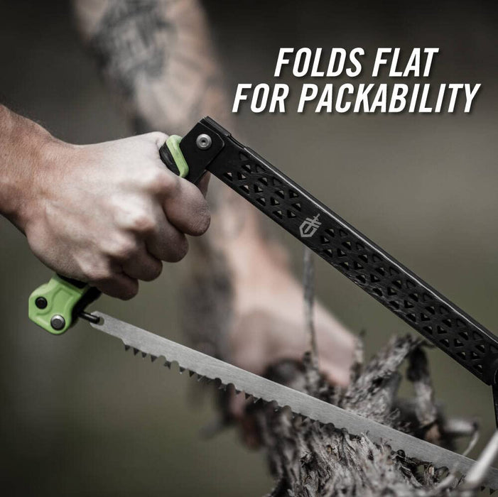 Gerber Freescape Camp Outdoor składana piła łukowa dostępna w kolorze czarnym