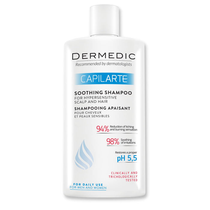 DERMEDIC CAPILARTE Szampon kojący do włosów i nadwrażliwej skóry głowy 300 ml