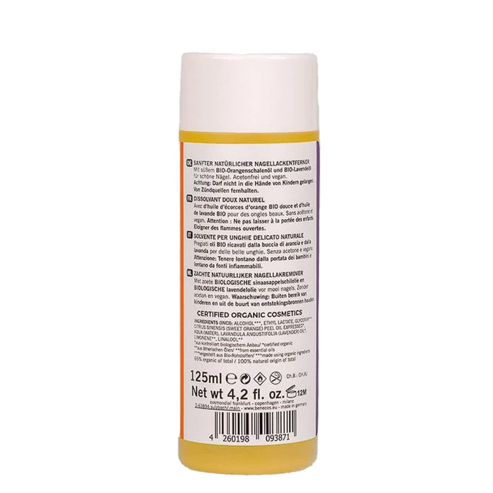 benecos - Naturalne Kosmetyki - zmywacz do paznokci - organiczny olej muszli organowych & organiczny olejek lawendowy - wegański - 125ml