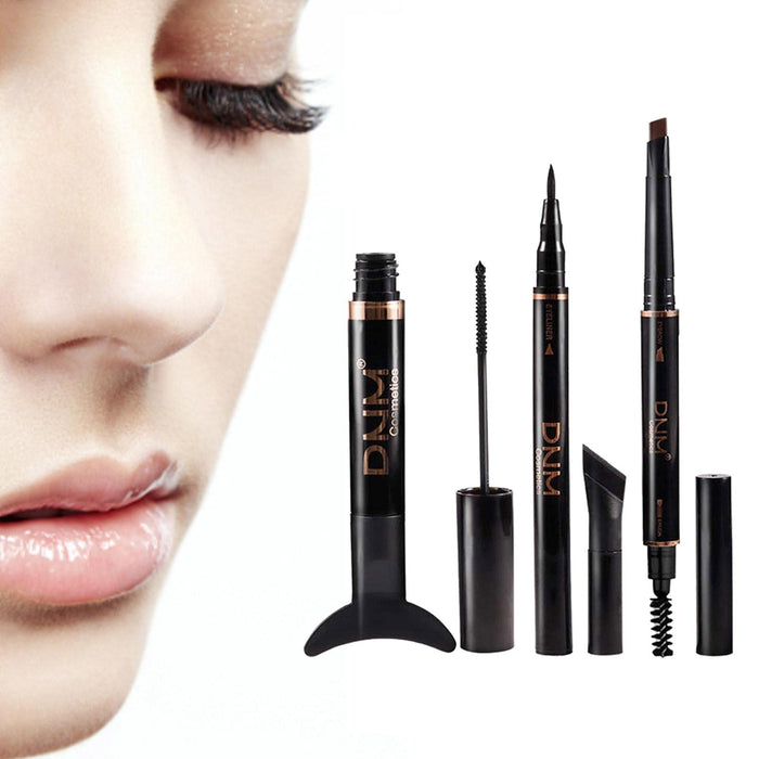 Waterproof Mascara Black Volume and Length - Waterproof Mascara Black - Eyeliner and Mascara Set Create Natural-Looking, Professional Eye-Makeup Highly Pigmented Instantly Lengthen Eyelashes Herommy