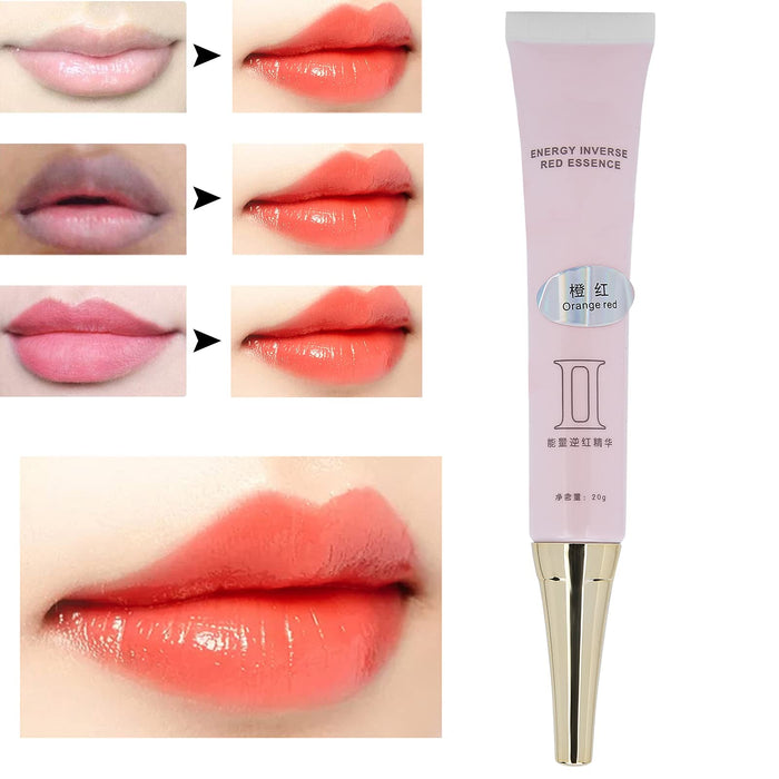 Lip Tattoo Lip Gloss, Microblading Accessory Tattoo Lip Tint Przenośny Microblading Lip Gloss do Tattoo Accessory(pomarańczowy czerwony)