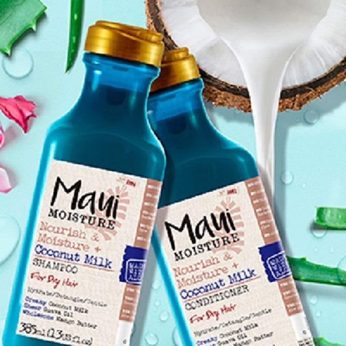 Maui Moisture Odżywka do suchych włosów, mleko kokosowe i aloes, 385 ml