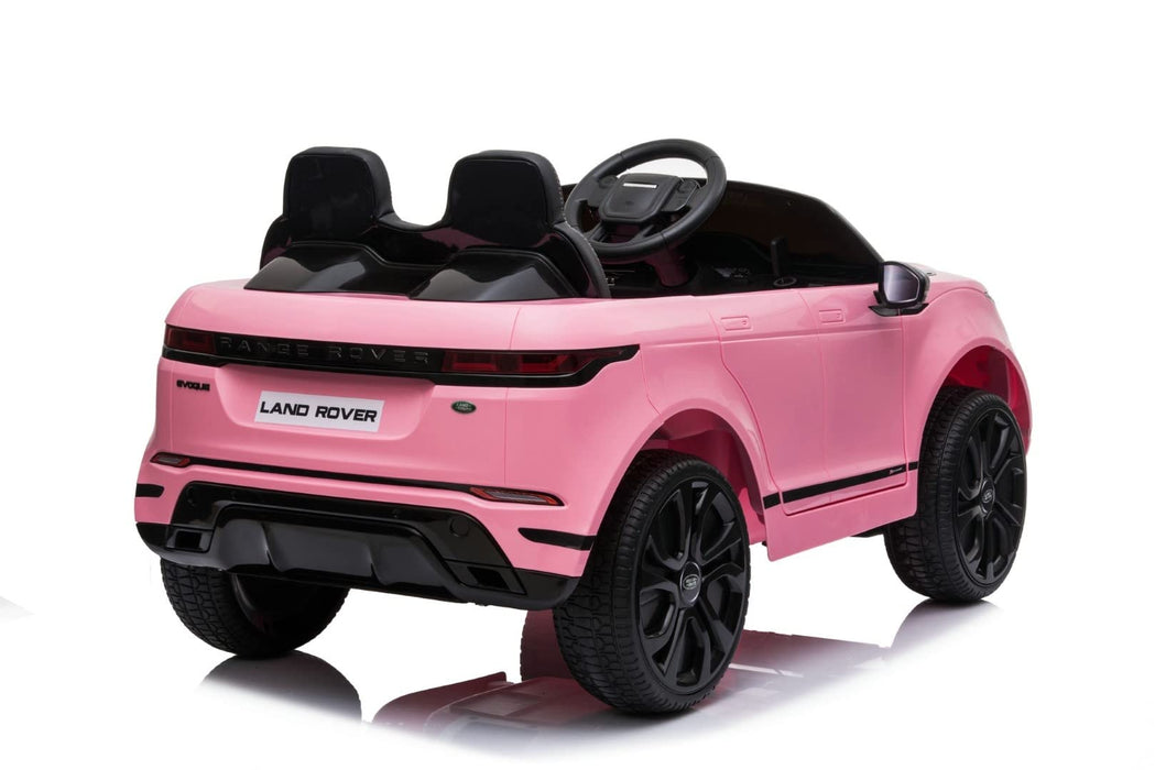 FINOOS Elektryczny samochód dla dzieci Range Rover Evoque 12V samochód elektryczny dla dzieci (Różowy)