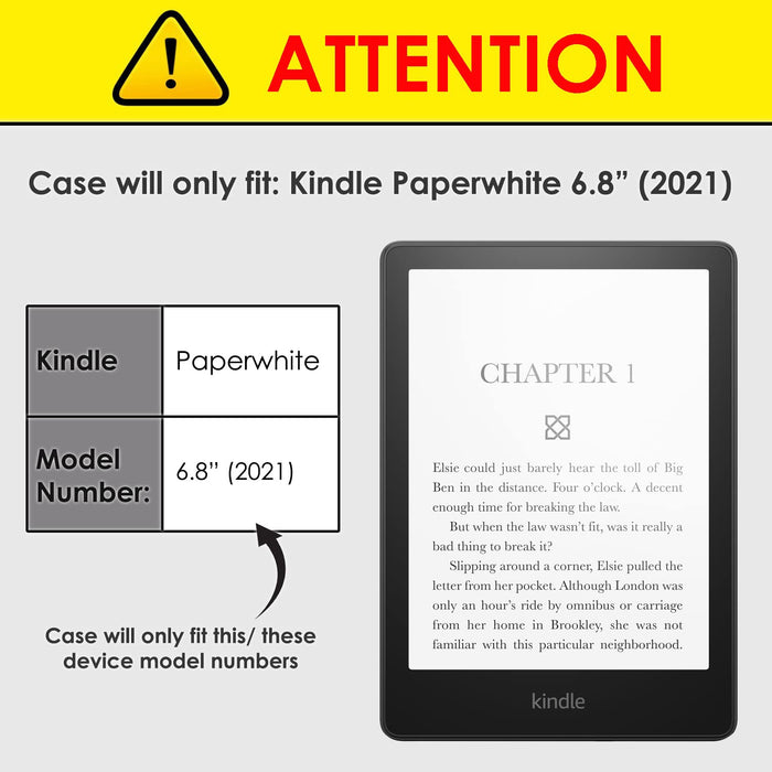 Forefront Cases Etui na Kindle Paperwhite 2021 - lekkie etui na Kindle Paperwhite - królewski błękit - smukłe i lekkie, Smart Auto Sleep-Wake, Kindle Paperwhite 6,8" (11. generacji - 2021) etui, pokrowiec