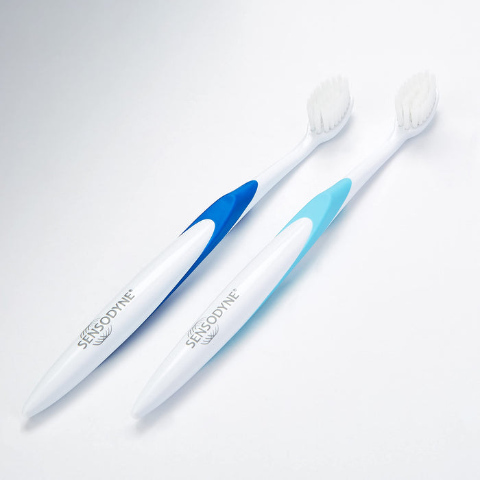 SENSODYNE Sensitive MultiCare Expert szczoteczka do zębów, dwupak, miękka, specjalnie zaprojektowana dla osób z ząbkami wrażliwych na ból, 2 szt.