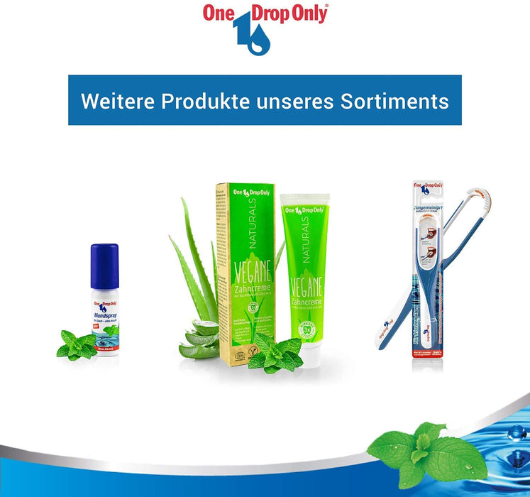 One Drop Only® 1 x 25 ml koncentrat do pasty do zębów – skoncentrowana i medyczna pasta do zębów w małych tubkach do higieny jamy ustnej – podróżna pasta do zębów (1 x 25 ml)