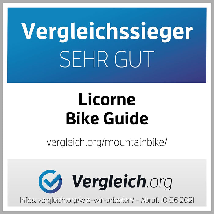 Licorne Bike Guide Premium rower górski dla dziewcząt, chłopców, mężczyzn i kobiet – Shimano 21 (18 przy 20 cali) przerzutka biegowa