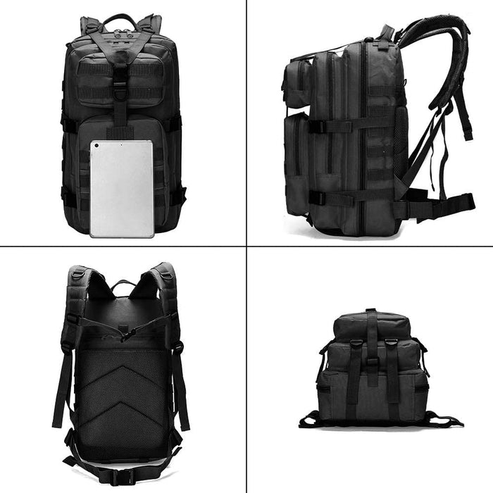 YOODI Wojskowe plecaki taktyczne plecak 35 l plecaki kamuflaż wodoodporne torby szturmowe na kemping wędrówki strzelanie polowanie wspinaczka trekking sporty na świeżym powietrzu