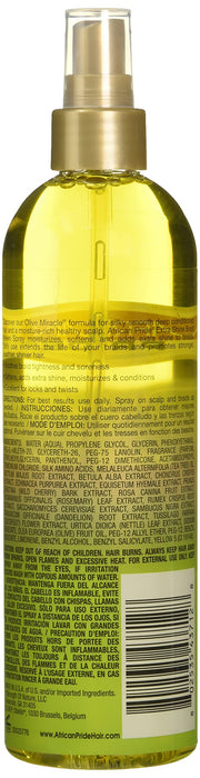 AFRiCAN PRIDE OLIVE MIRACL BRAID SHEEN SPRAY EXTRA SHIN 12oz