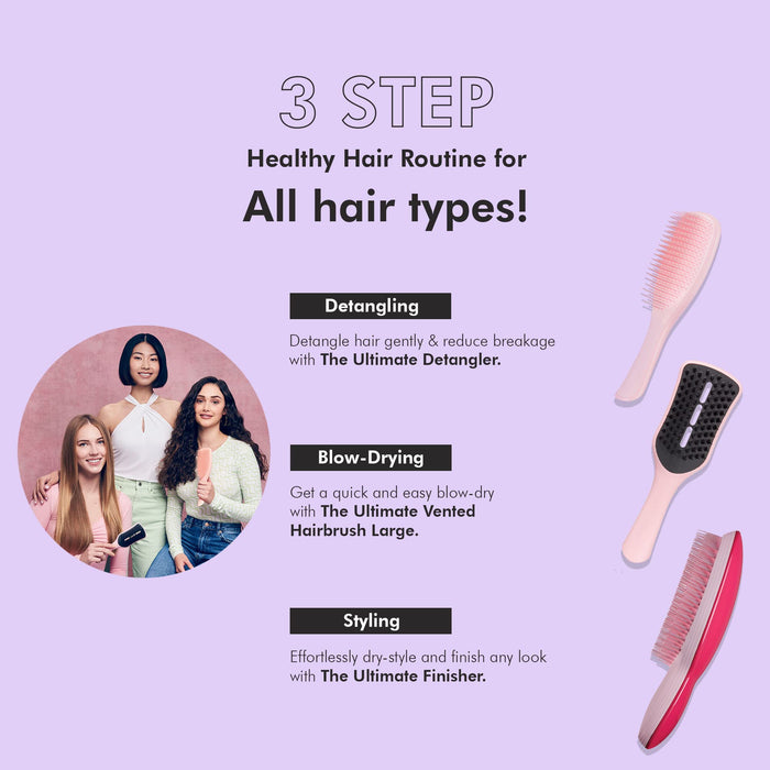 Tangle Teezer - The Ultimate Brush Pink | Idealna szczotka do włosów zapewniająca dodatkową objętość i wyjątkowy połysk