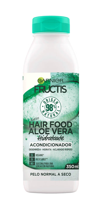Garnier Fructis Hair Food Aloe Vera Acondicionador Hidratante, 350 ml