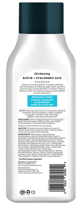 Jason Natural Products Natural Biotin szampon, 473 ml