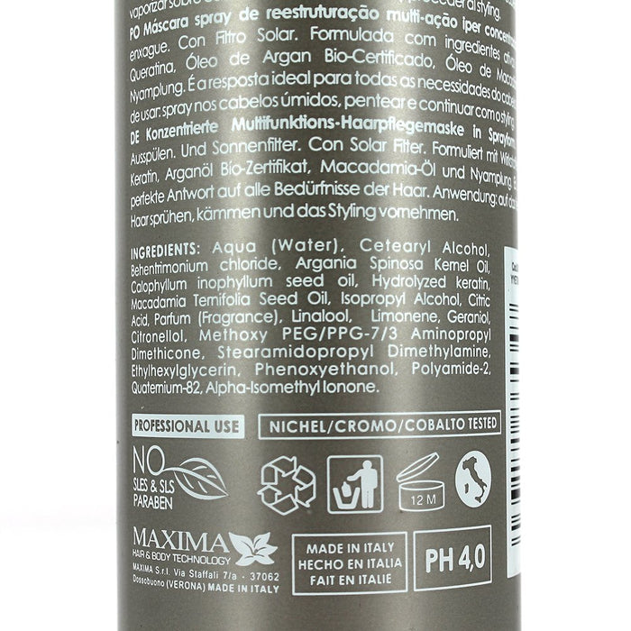 NOOK MAGIC ARGANOIL ABSOLUTE ONE LEAVE-IN MASCHERA ARGAN OIL KERATINA DERMATOLOGICAMENTE TESTATO 250 ML