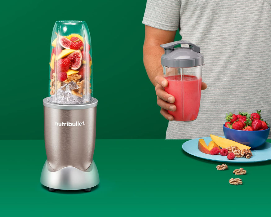 Nutribullet Pro 900, blender elektryczny, siekacz, blender do smoothie, wielofunkcyjny blender, moc 900 W, NB904CP
