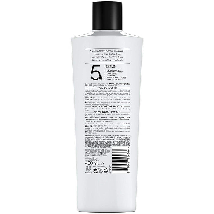 Tresemme Keratin Smooth Pro Collection zestaw szamponów i odżywek, 2 x 400 ml