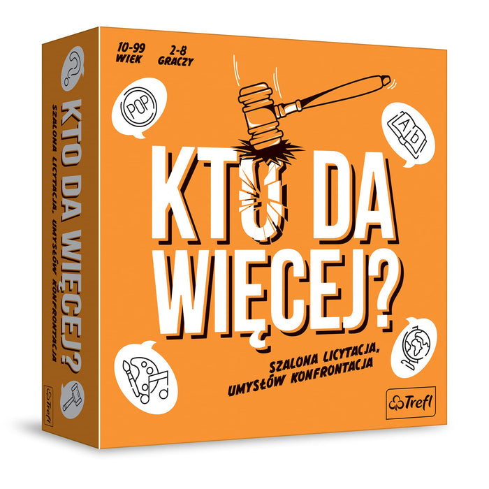 Trefl Kto Da Więcej? Rodzinna Gra Planszowa dla Dzieci od 10 lat